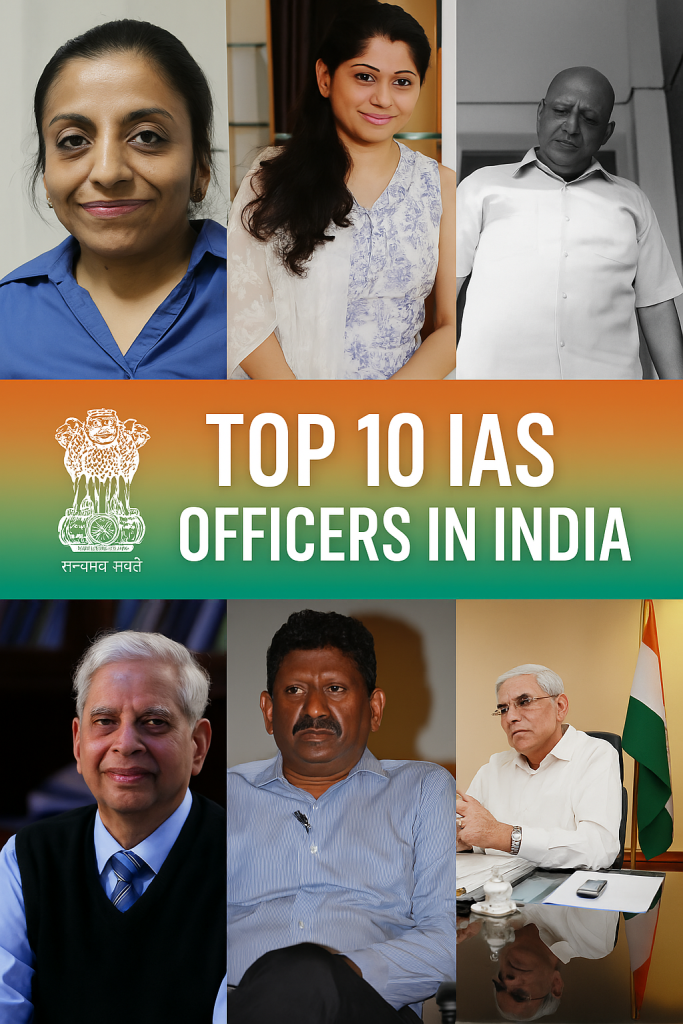 top 10 IAS Officers in India