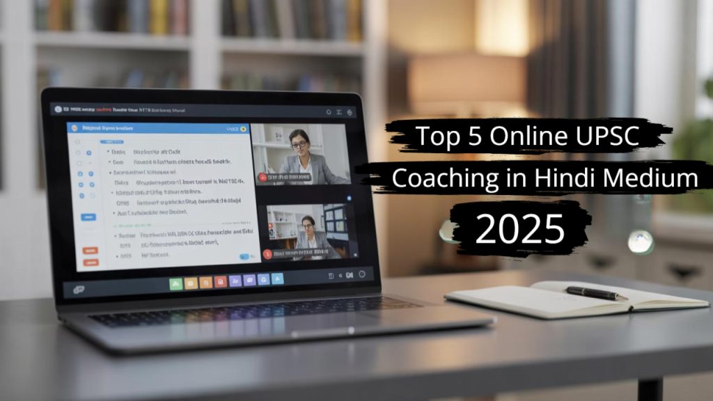 op 5 Online UPSC Coaching in Hindi Medium